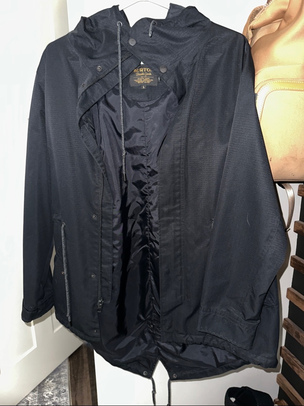Burton Black Hooded Shell Jacket